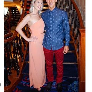 Sabo Skirt Orange Cut Out Dress